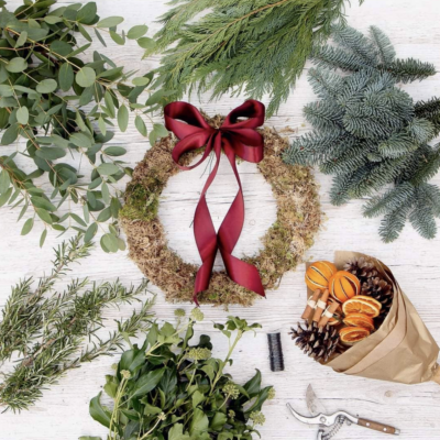 DIY wreath kits by Northumbrian Flowers