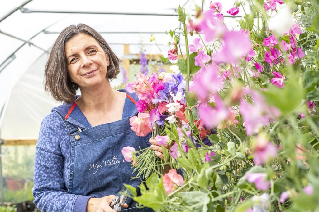 Jo Thompson of Wye Valley Flowers