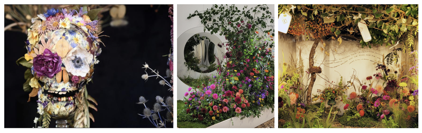 Wildly imaginative creations by FFtF members at the Chelsea Flower Show 2021