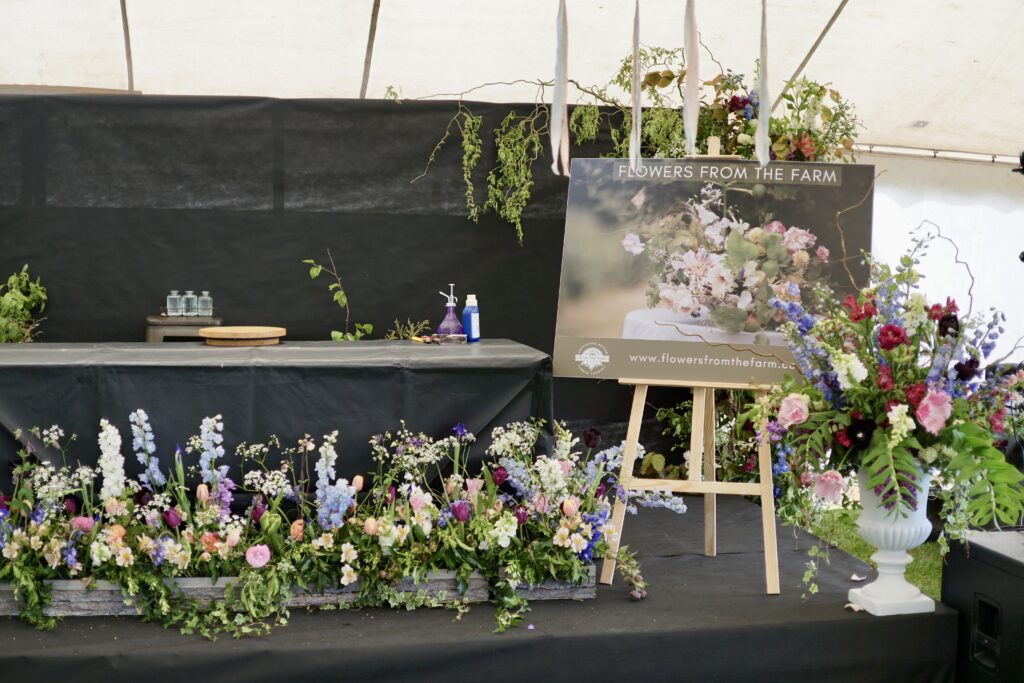 Flowers from the Farm at the In Bloom Theatre, RHS Malvern Spring Show 2022