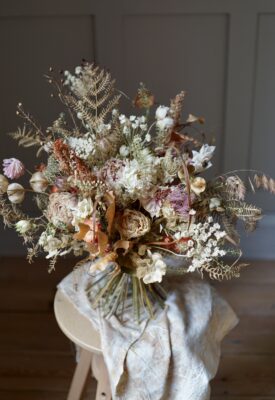 Pale Pink Dried Flowers