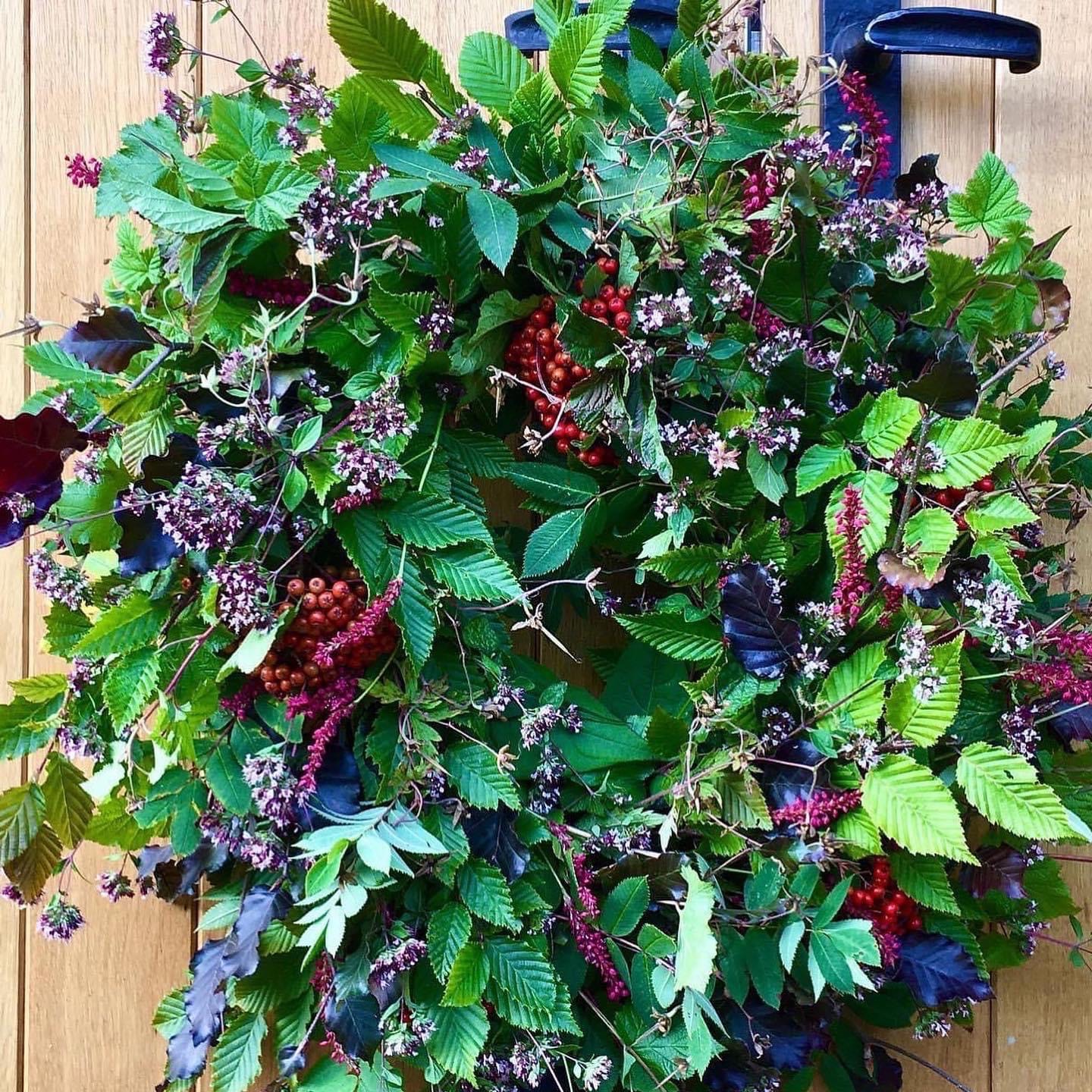 Eco Friendly Wreath Workshop with Eden Valley Flower Courses, Cumbria