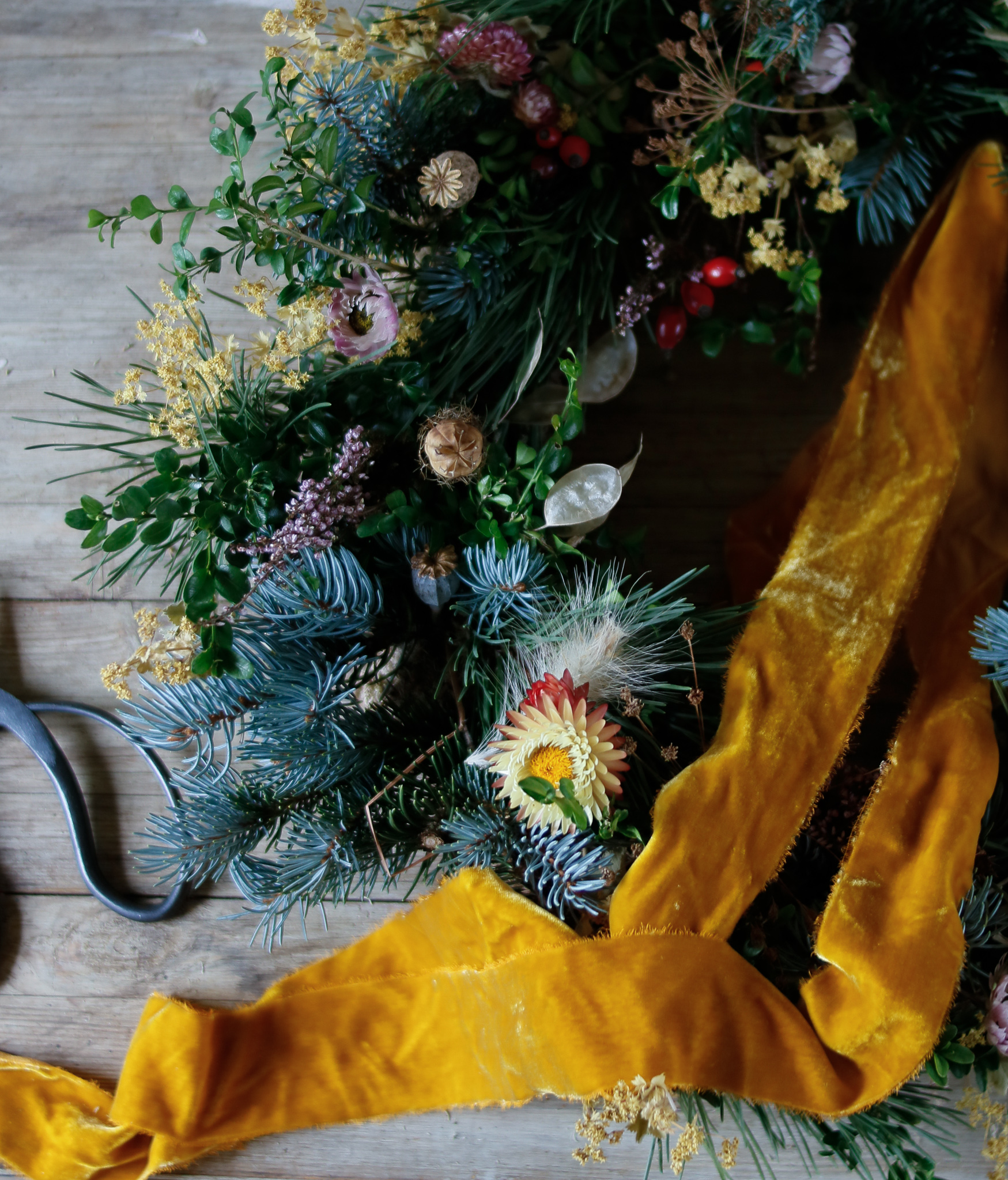Winter Wreath Workshops with Frances & Rose in Derbyshire