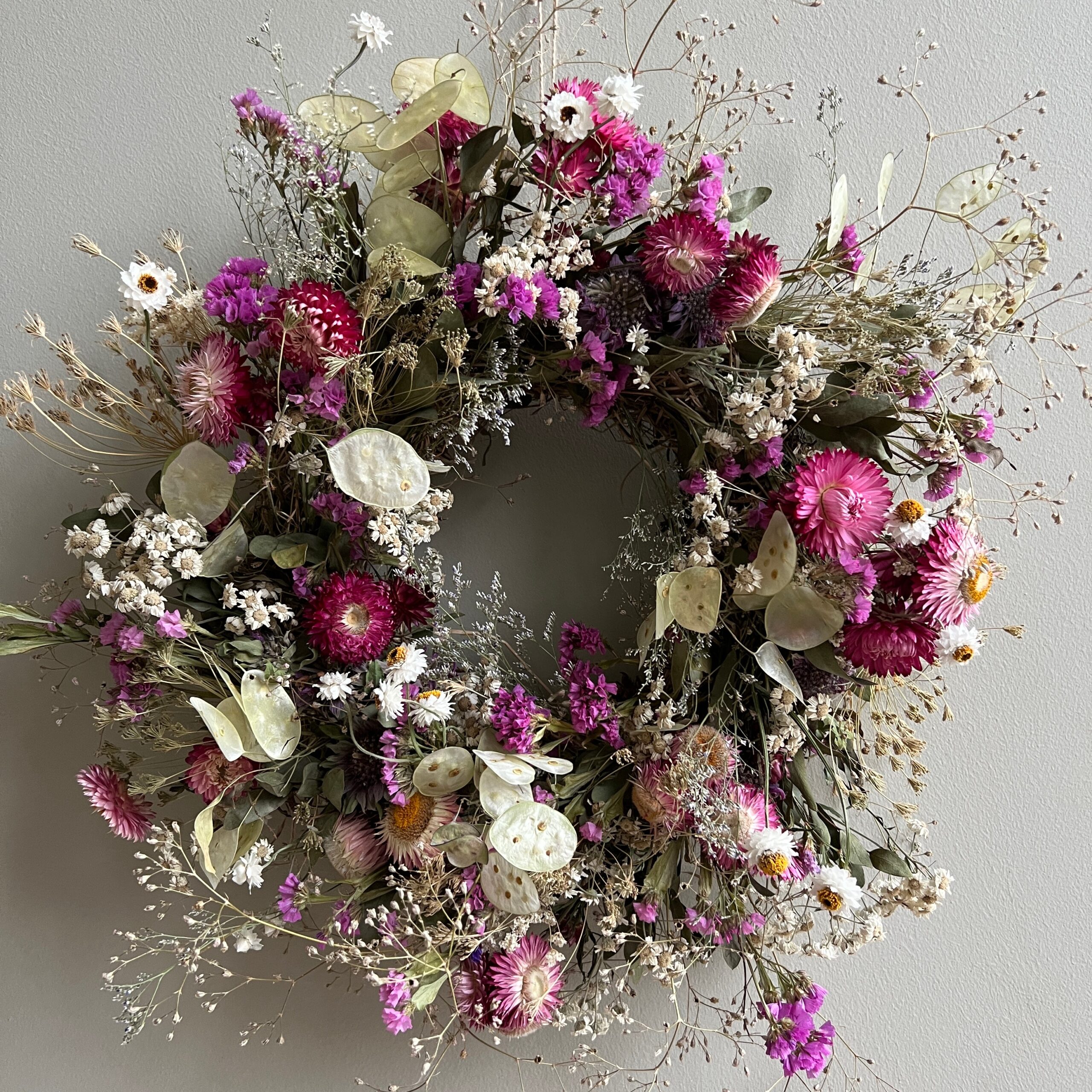 Dried Flower Wreath Workshop with Cotswold Country Flowers