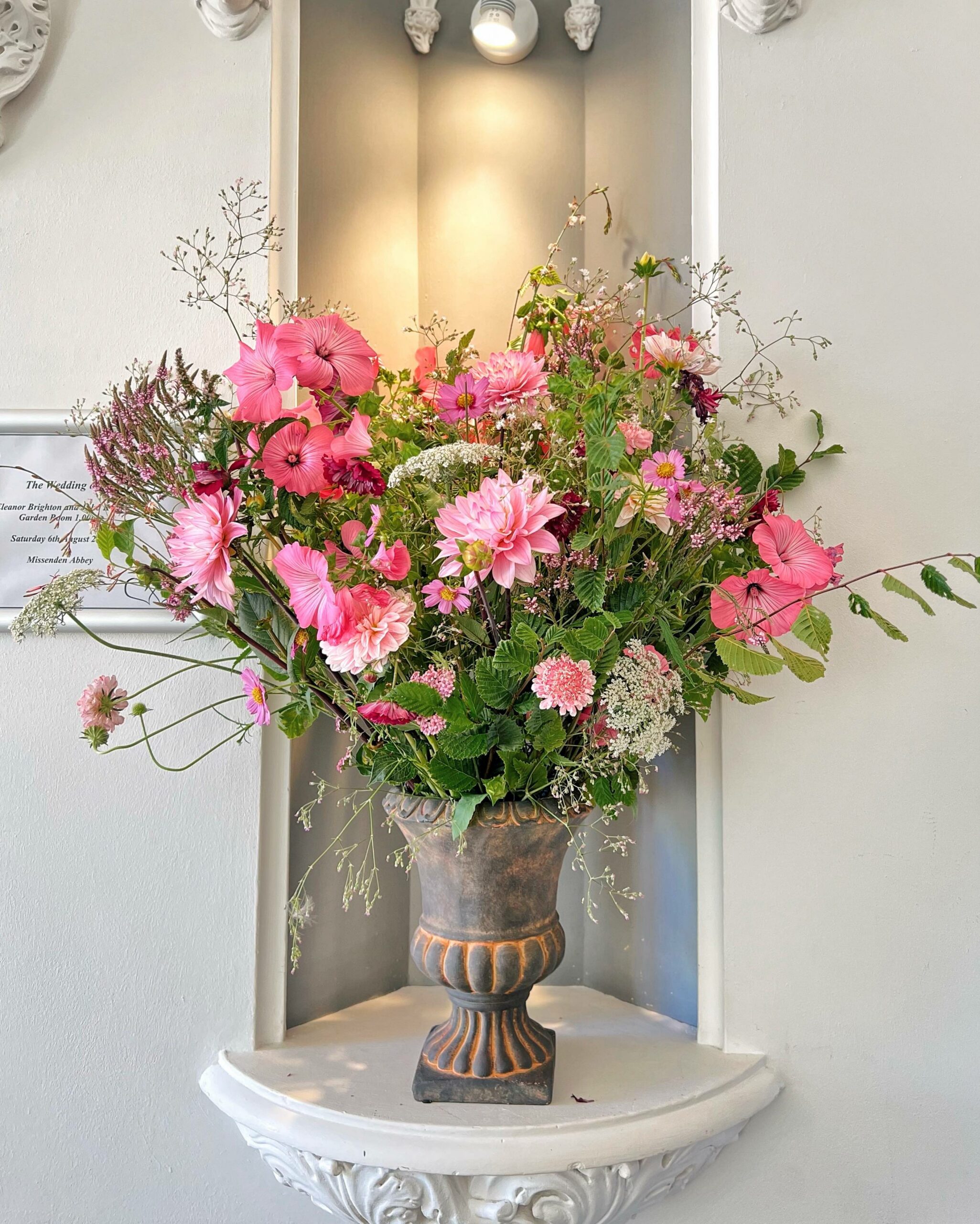 It's All About The Vase Workshop with Howe Farm Flowers in Buckinghamshire