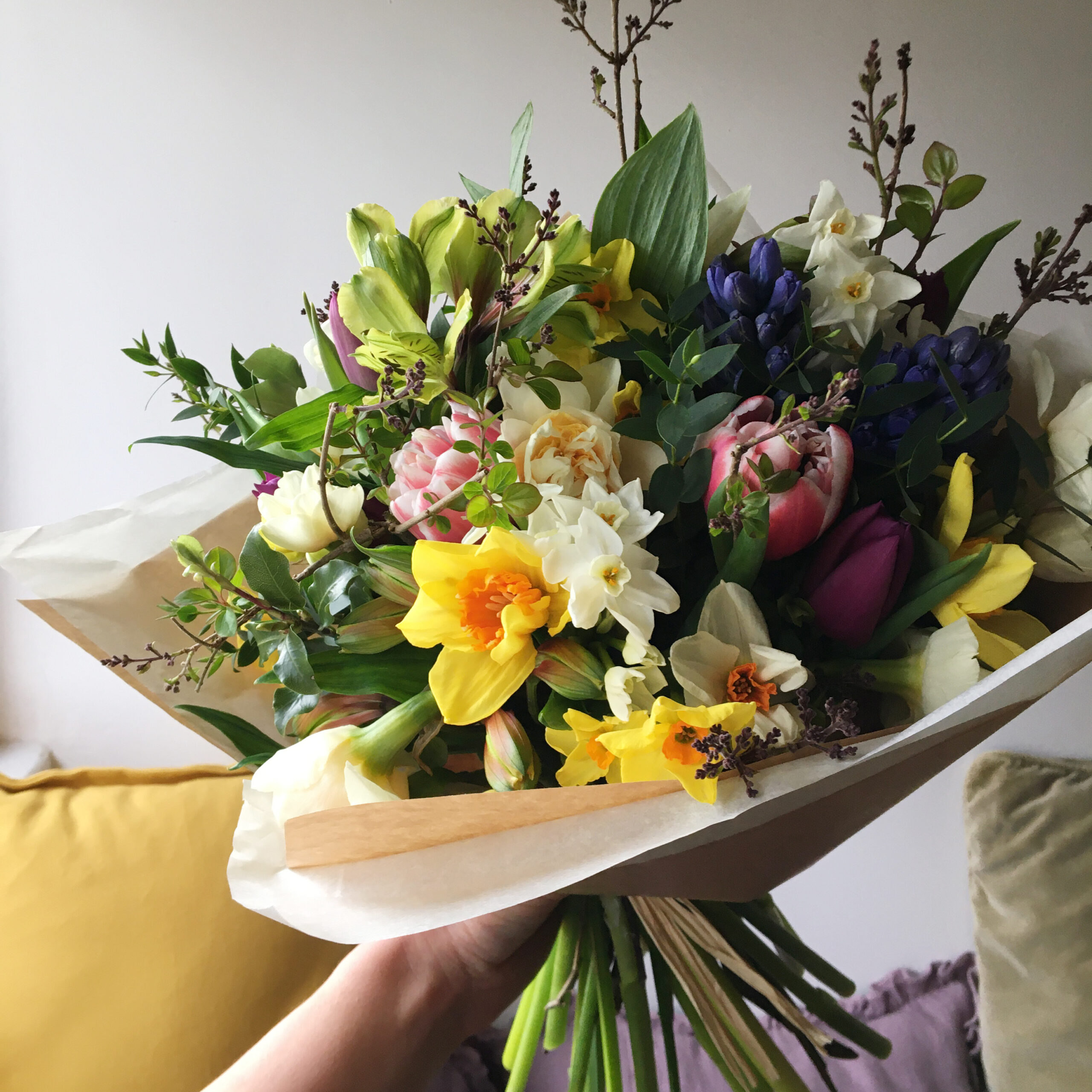 Spring Hand Tied Bouquet Workshop with Little Garden Warwickshire
