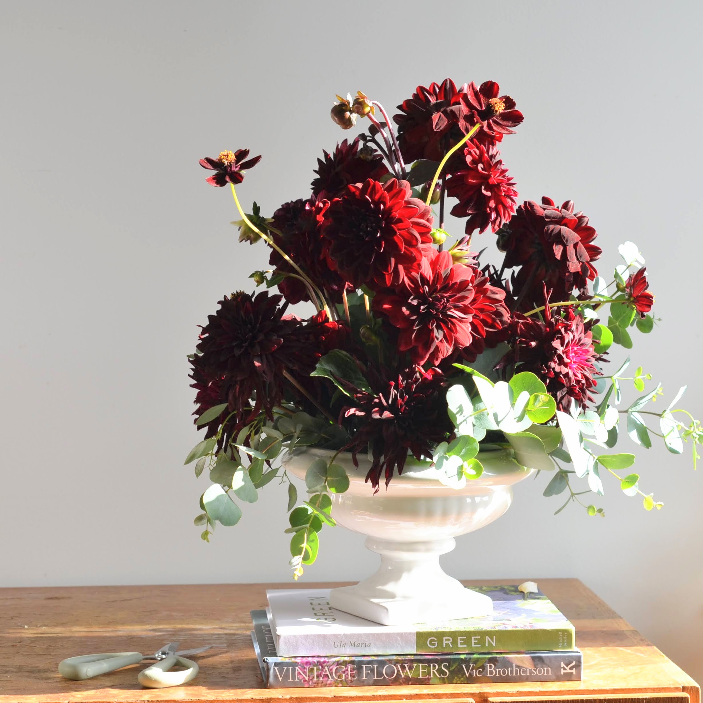 Autumn Floral Arrangement Workshop with North & Flower Macclesfield Cheshire