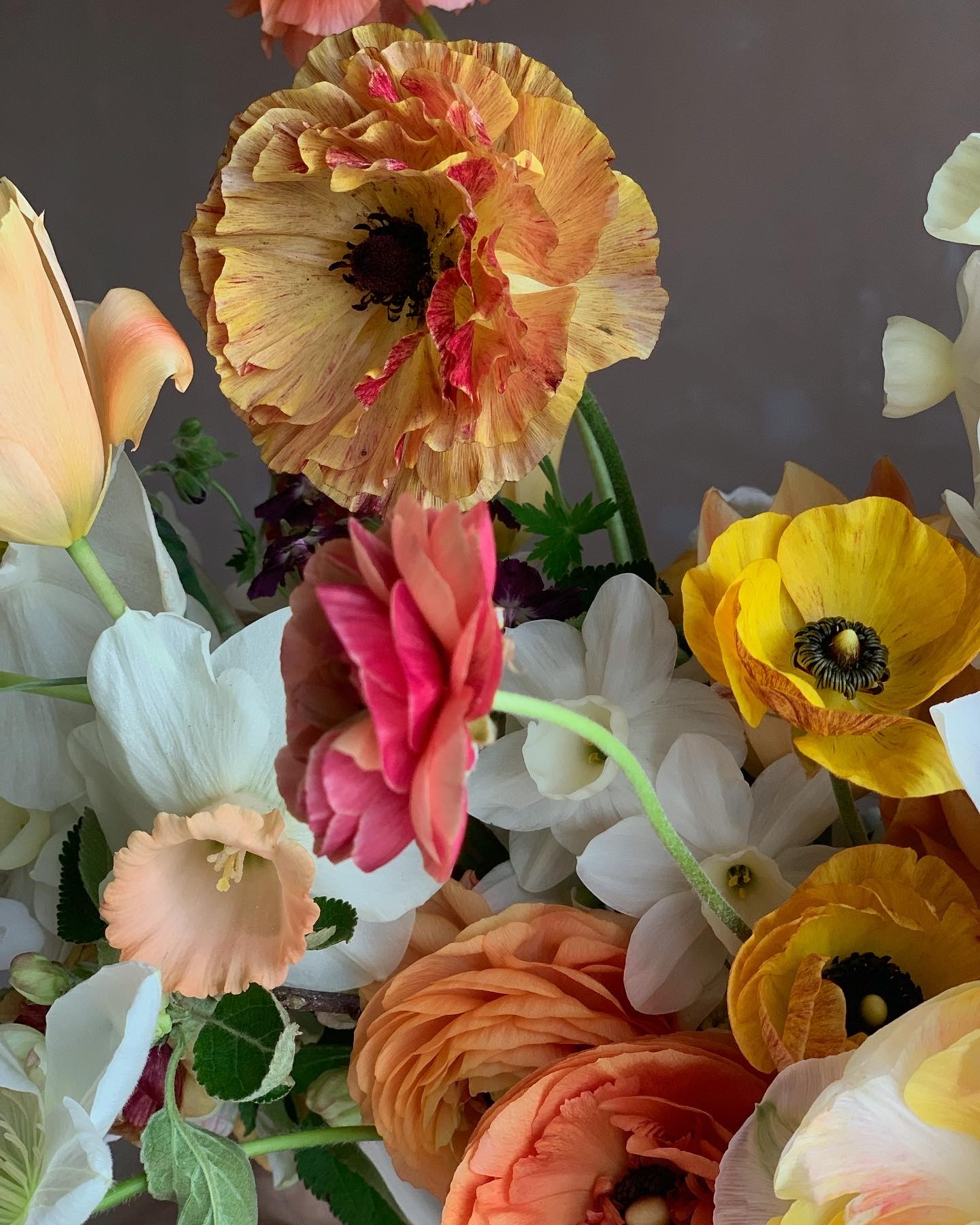Gather & Arrange Spring Bowls with Studio Seapink and Mill Pond Flower Farm Berwick upon Tweed