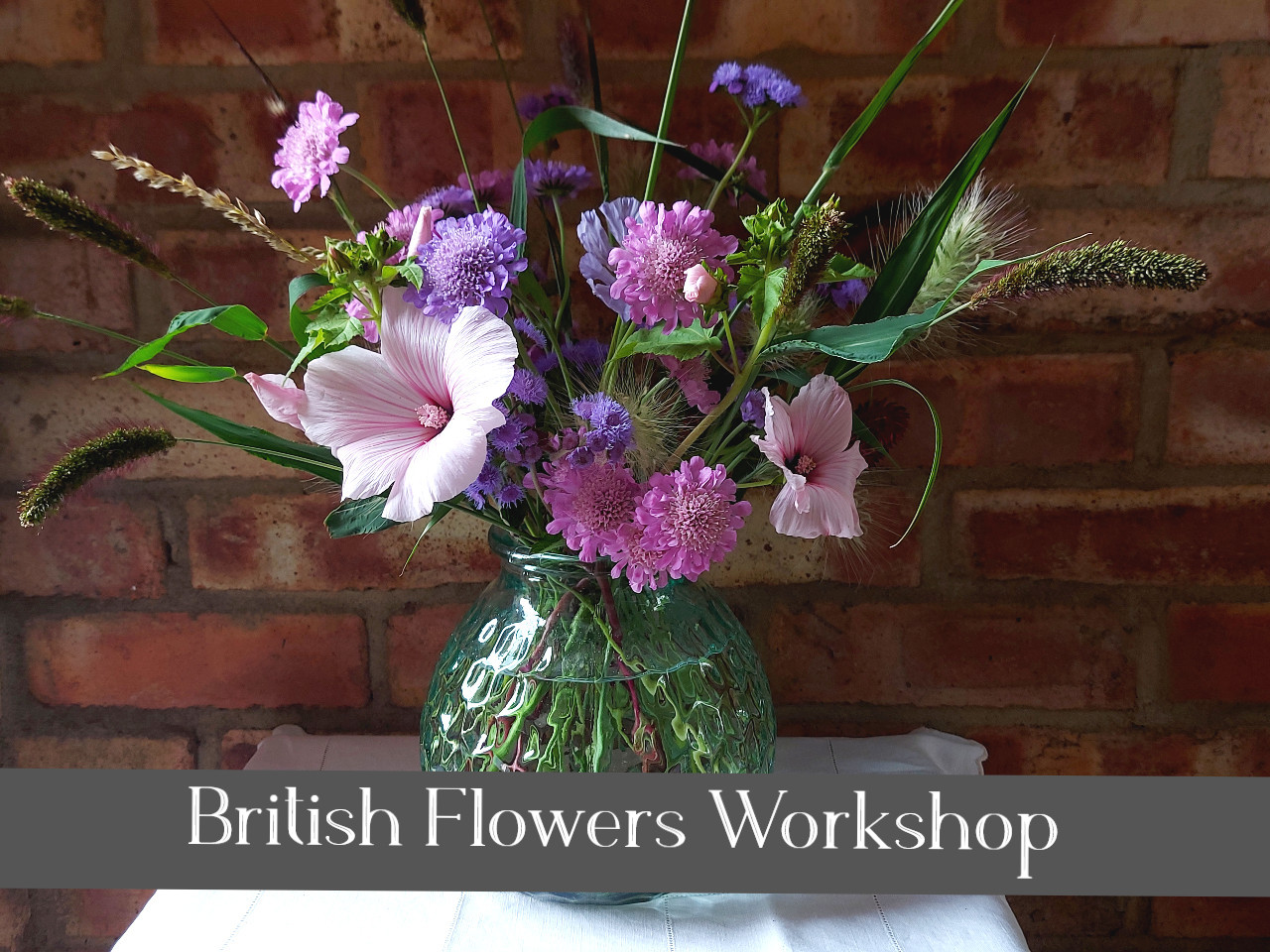 British Flowers Workshop with Saxon Gate Flowers Bedfordshire