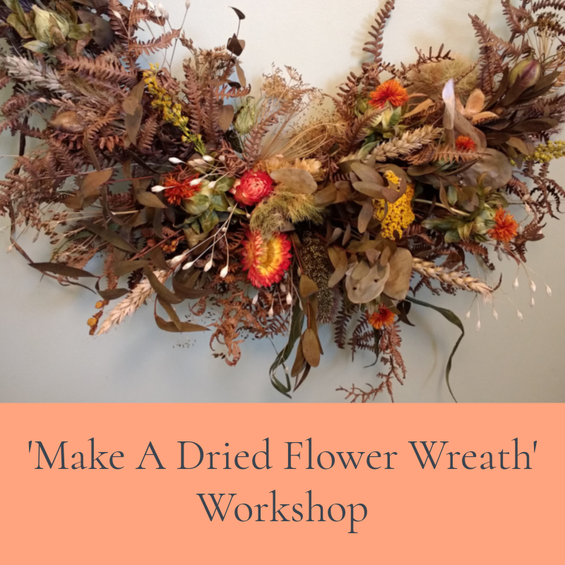 Dried Flower Wreath Flowers from the Farm