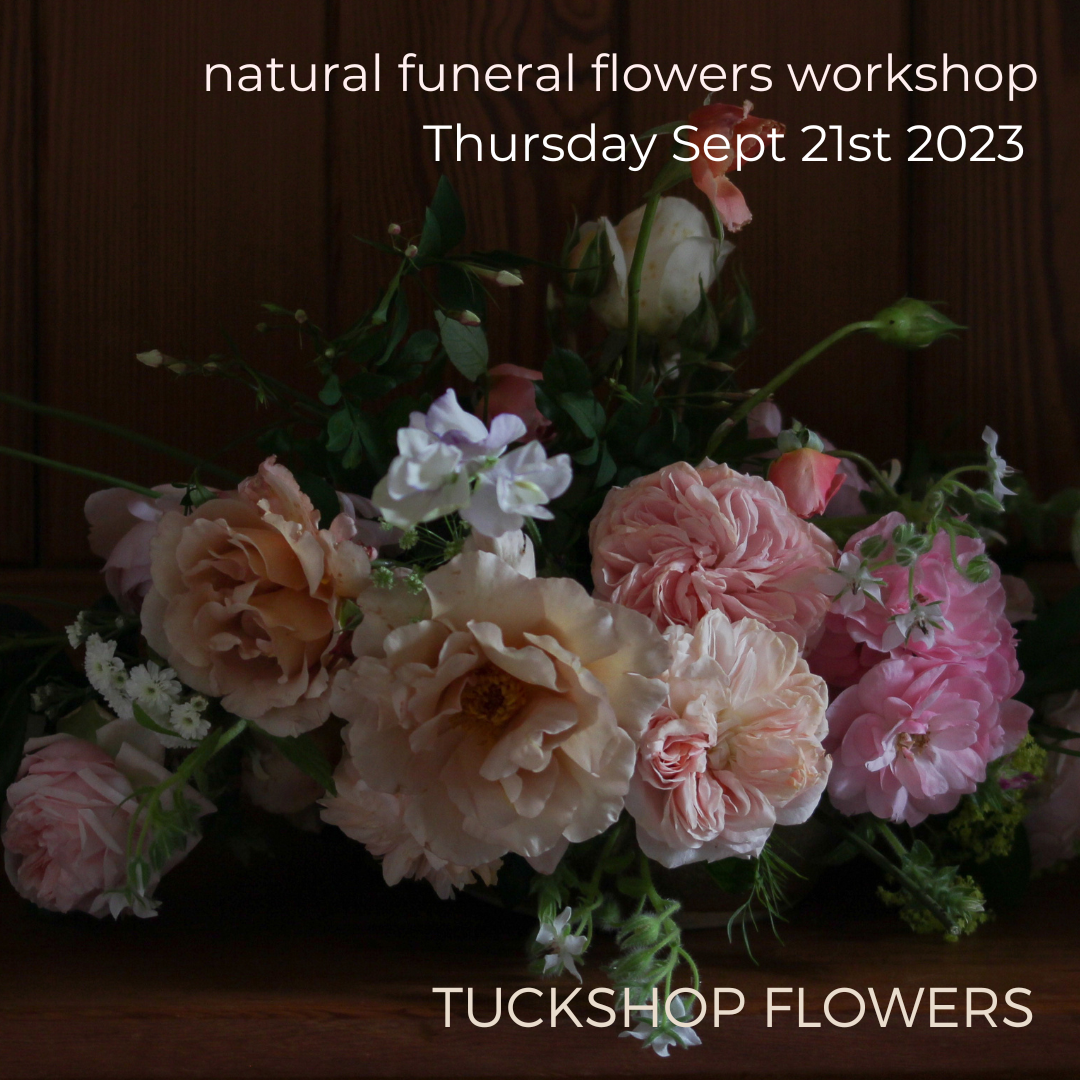 Natural Foam Free Funeral Flowers with Tuck Shop Flowers