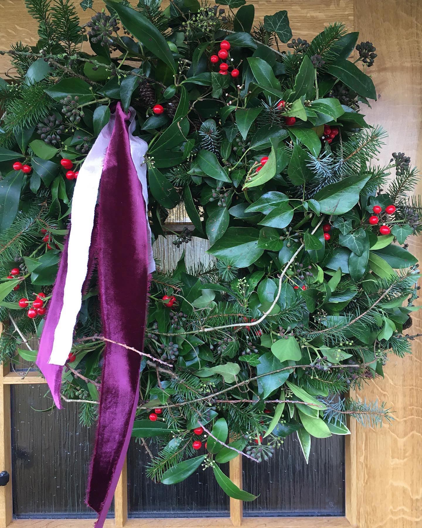 Christmas Wreath Workshop with Eden Valley Flower Courses