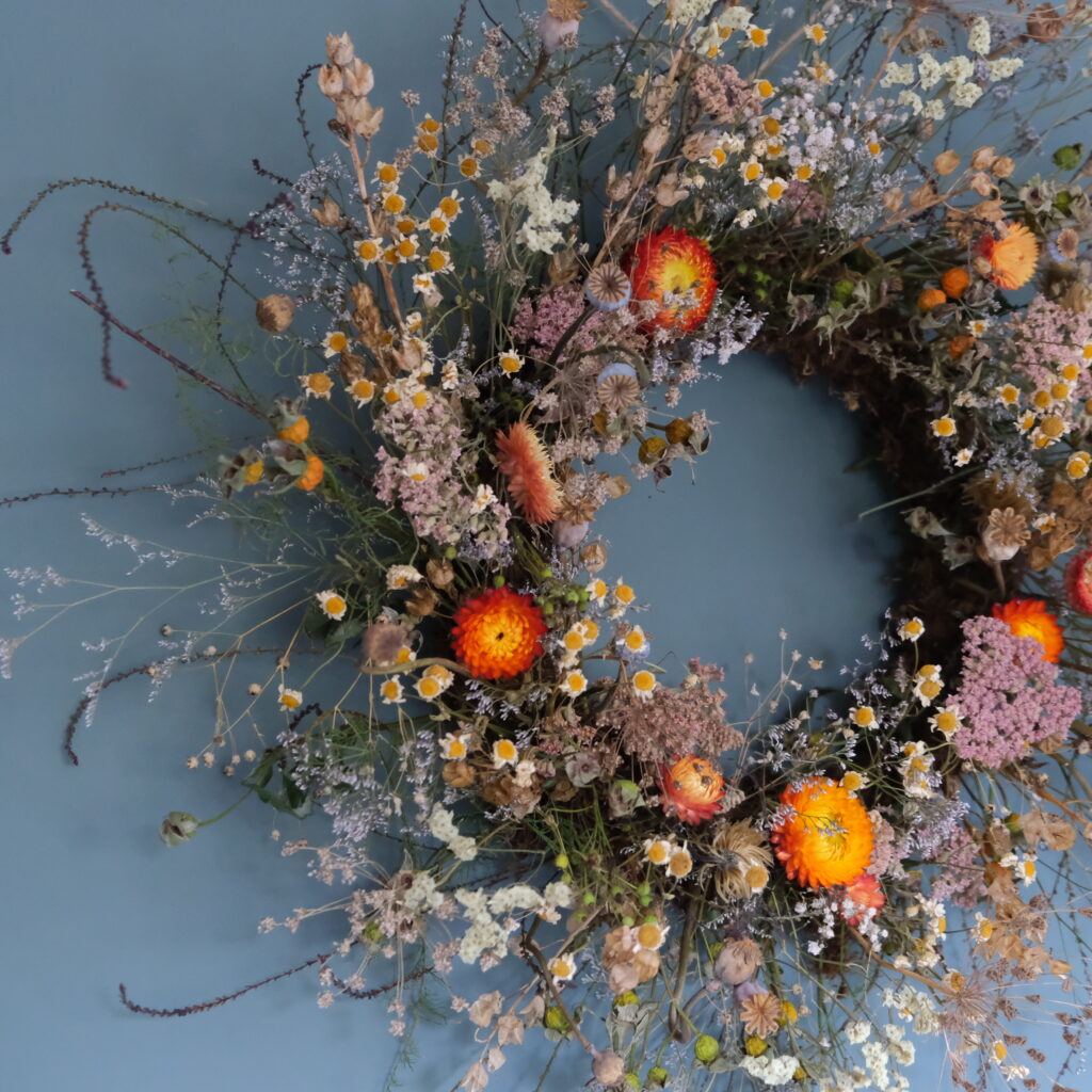 Autumn Everlasting Wreath Workshop at Fawen