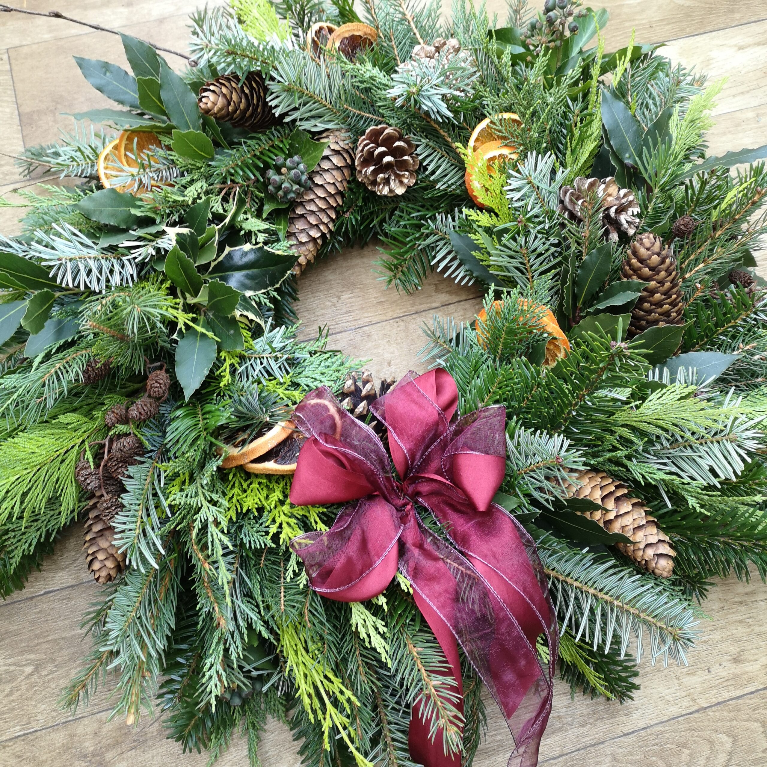 Festive Wreath Workshop at Greenery Flowers