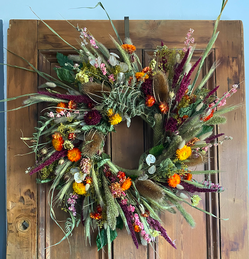 Dried Flower Wreath Workshop at Bloomery