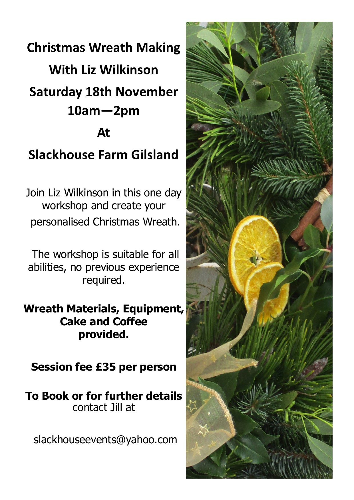 Wreath Making with Craigs Farm Flowers