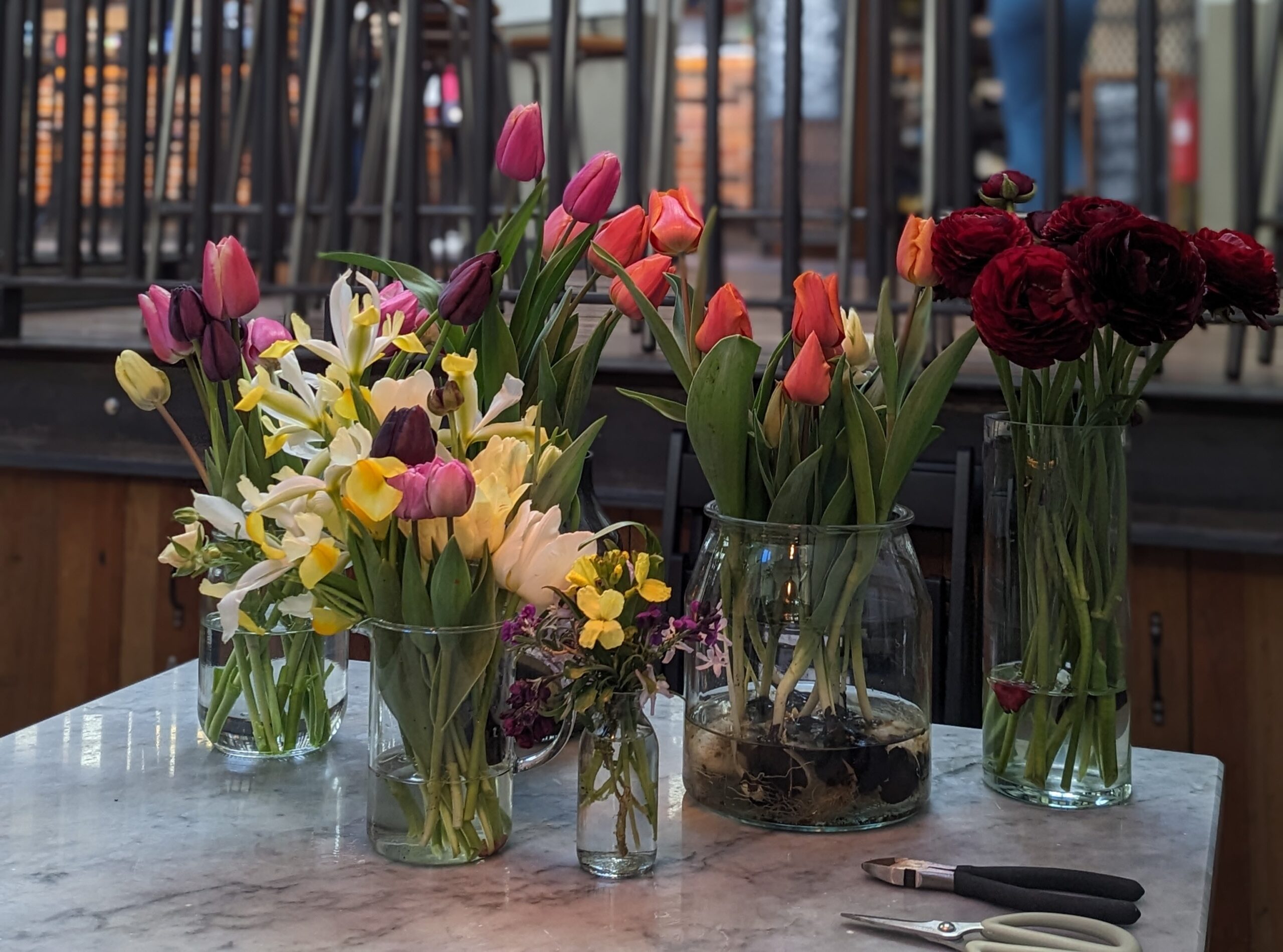 Spring Floral Arrangement by North and Flower