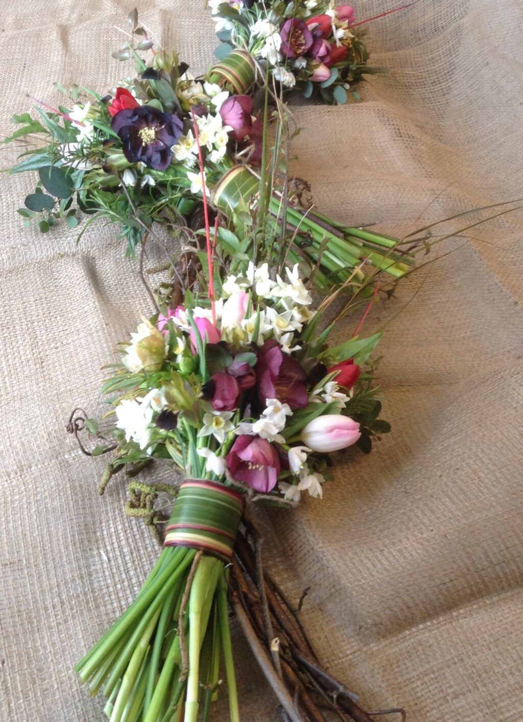 Branchout MK Posies for a funeral display