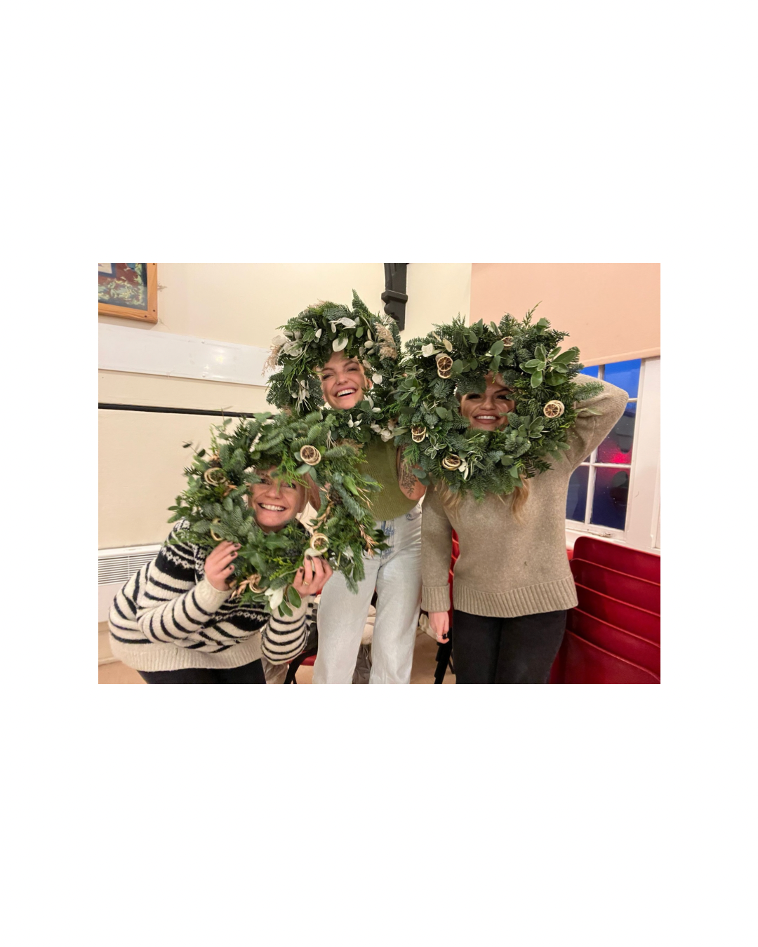 Christmas Wreath Workshop with Busybblooms