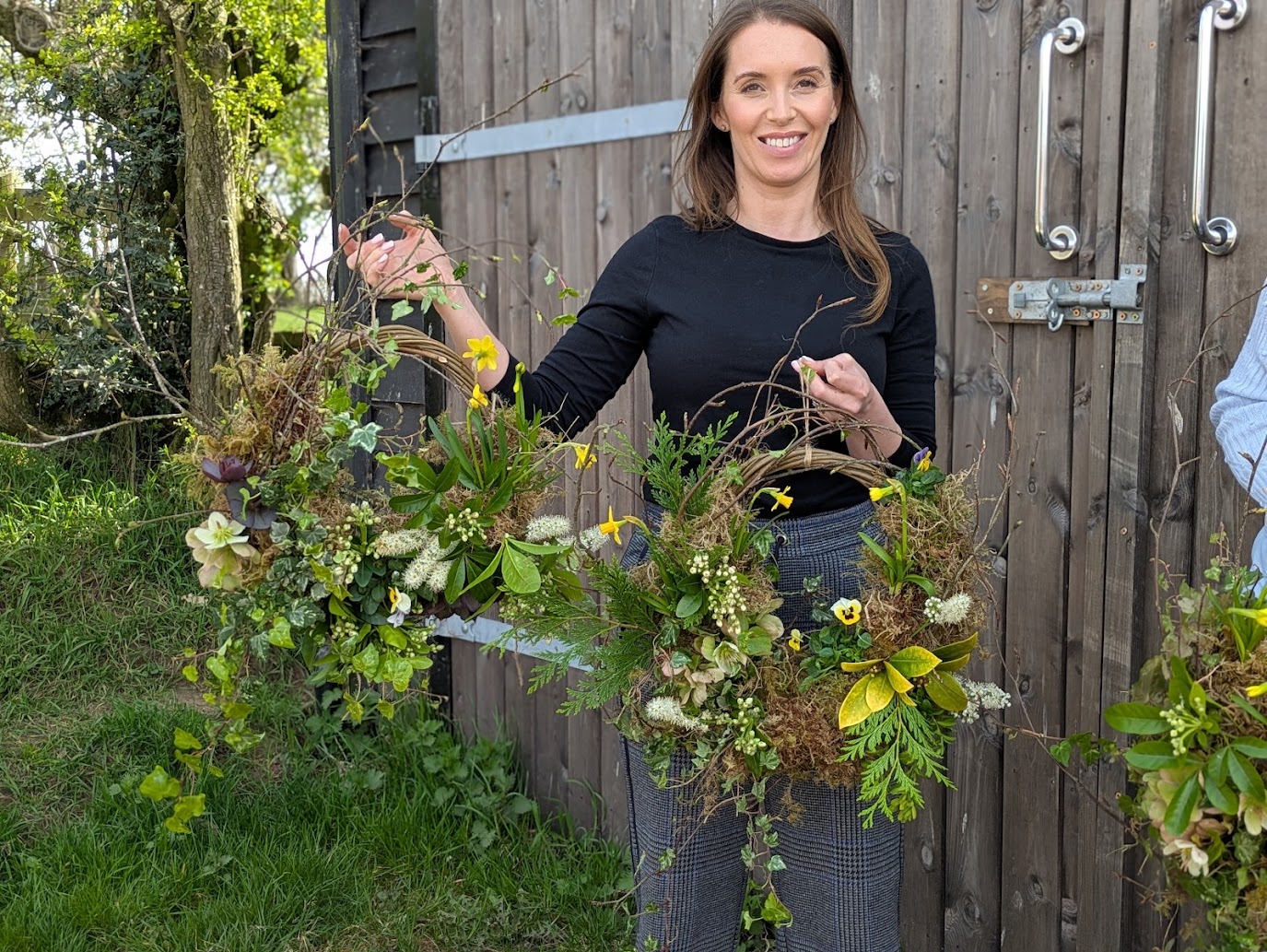 Spring Door Wreath with Rosie Williams